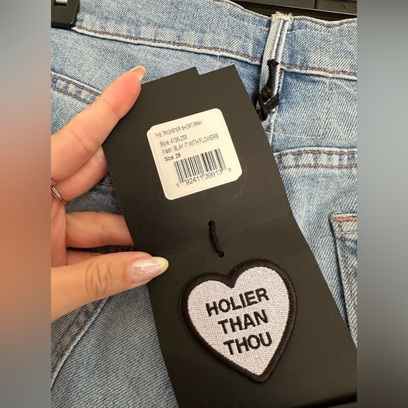 MOTHER Superior The Trickster Short Fray - Picture 5 of 6